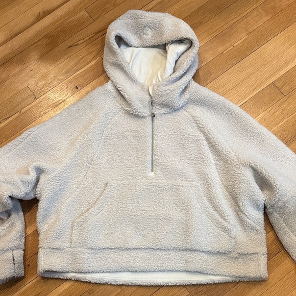 lululemon athletica Fleece Scuba Hoodie in white opal XL/XXL - Picture 2 of 7